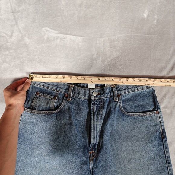 Vintage Lucky Brand Slim Fit Denim Jeans Mens 38 (Fits 36x32) Made In USA - Picture 8 of 11